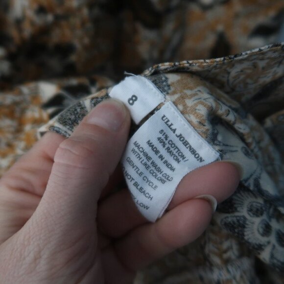 Ulla Johnson Nailah Puff Sleeve Mini Dress Size 8 - Picture 9 of 11